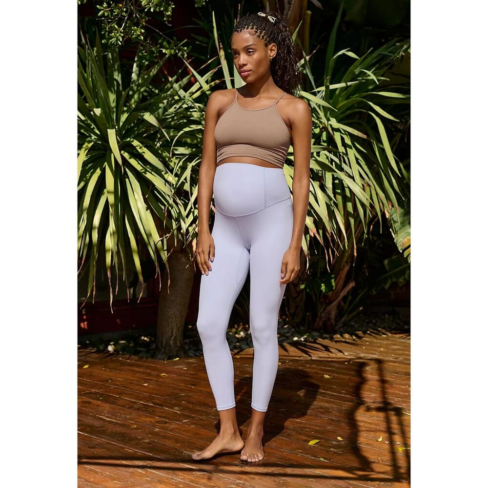 NWT Free People Hatch Maternity Never Better High Waist Legging - Orchid, Medium